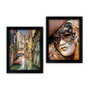 Wallity Cuadros Decorativos Enmarcados de 35 x 45 cm (2 Piezas)